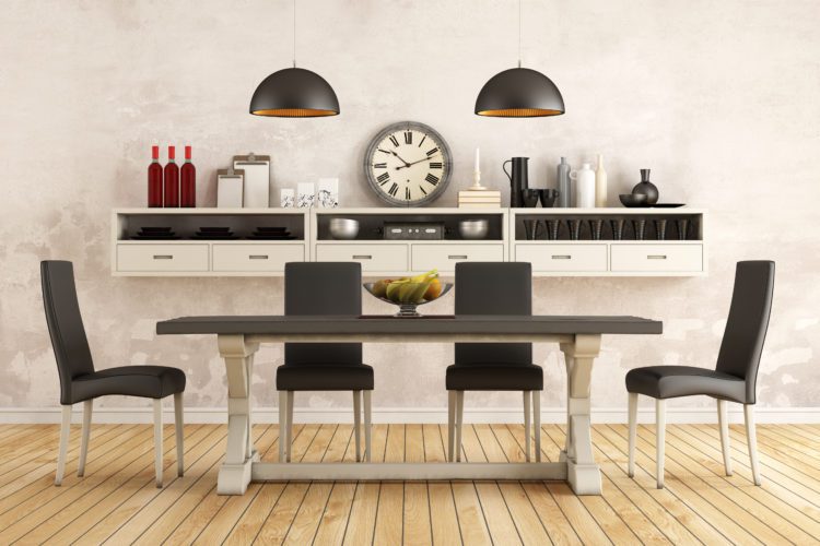 Alpharetta Custom Home Dining Rooms: Tips On Sideboard Decor