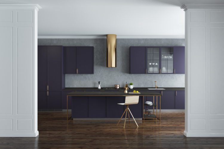 Going Bold With Your Sandy Springs Custom Home? Try A Purple Kitchen!